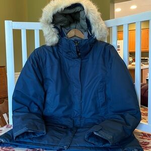 Womens Baxter State Parka, Navy Blue, Size L
